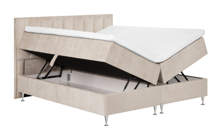 NUKA Opbergboxspring 180x200 | Symphony Beige | Showroommodel! - Afbeelding 2