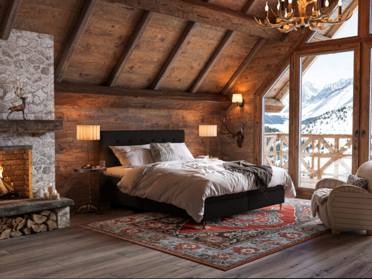 Ellesmere Boxspring Vlak 180x200 H3-H3 Topper Inuit Anthology Zwart - Outlet!