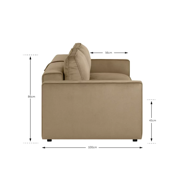 CHILL 3-zits slaapbank - Afbeelding 8