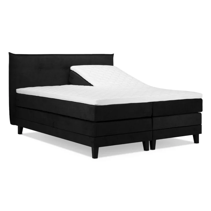 Denali Boxspring Elektrisch Verstelbaar 180x210 H3-H3 Topper Dorset Zaria Grijs - Outlet! - Afbeelding 2