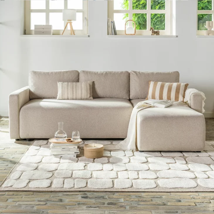 GRAHAM 3-zits hoekbank slaapbank - Afbeelding 4