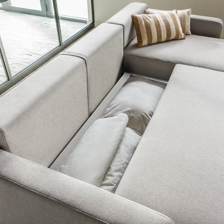 GRAHAM 3-zits hoekbank slaapbank - Afbeelding 5