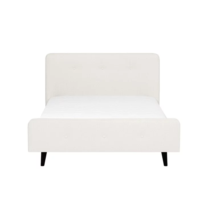 Svalbard Gestoffeerd Bed 160x200 Neve Cream - Outlet! - Afbeelding 3