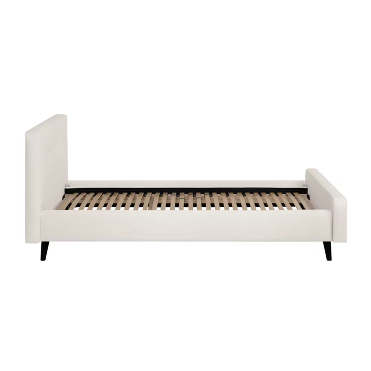 Svalbard Gestoffeerd Bed 160x200 Neve Cream - Outlet! - Afbeelding 7