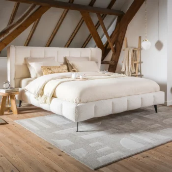 Whitehorse Wingback Gestoffeerd Bed 180x200 Anthology Taupe - Outlet!