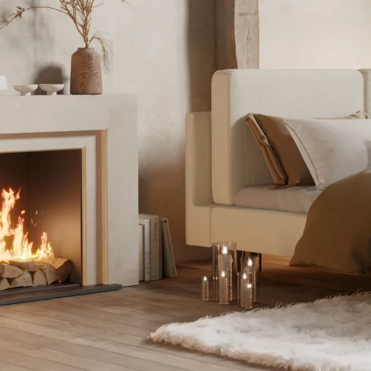 Yucon Gestoffeerd Bed 180x200 Fjord Nature - Outlet! - Afbeelding 4